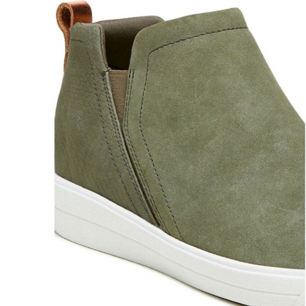 Ryka Vera Women High-Top Sneaker Size 8.5 W Green Hidden Wedge Heel Slip-On New - Picture 7 of 9